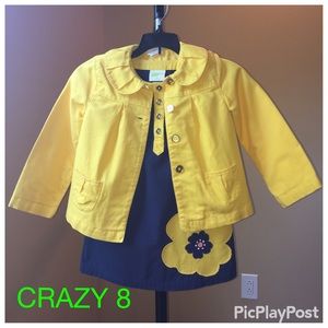 CRAZY8 ❤️ JACKET & DRESS SET